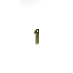 Brass Numeral no. 1 - 75MM