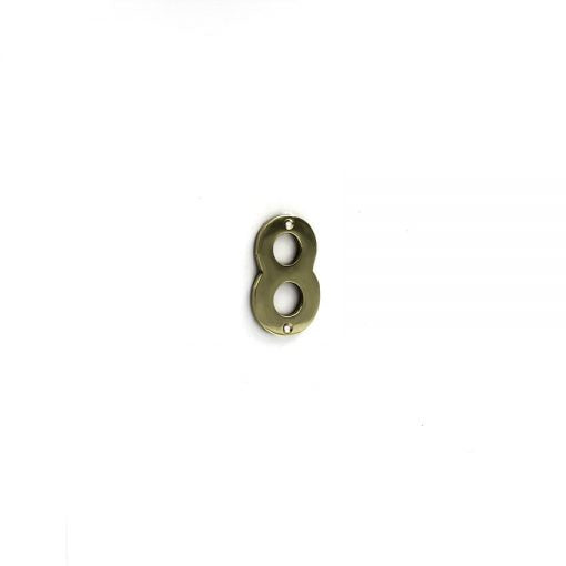 Numeral Brass no.8 - 75MM