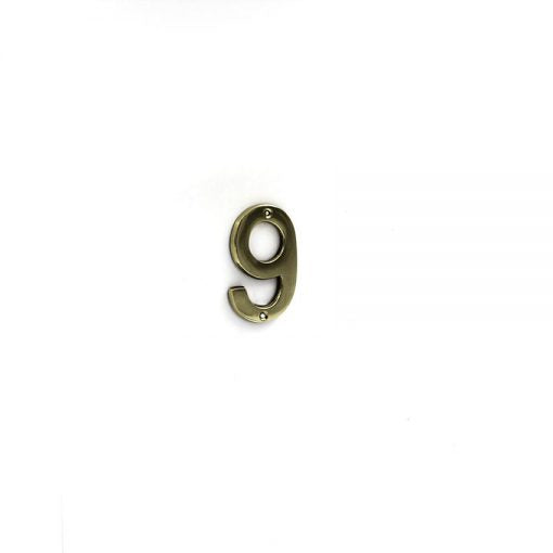 Numeral Brass no.9 - 75MM