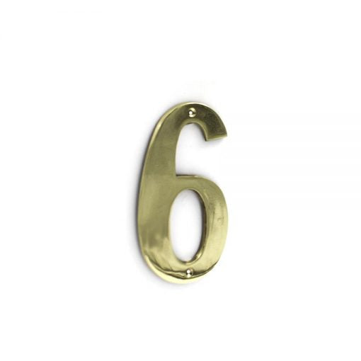 Numeral Brass no.6 - 175MM