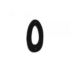 Numeral Aluminium no.0 - 175MM BLK