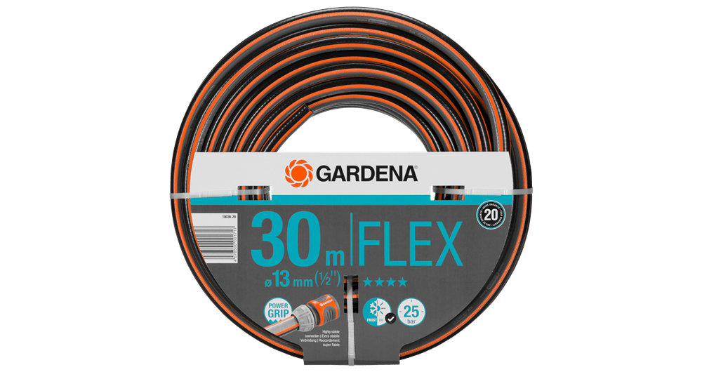 GARDENA ComfortGarden Hose, 30m, 13mm (1/2-inch) Without Fittings