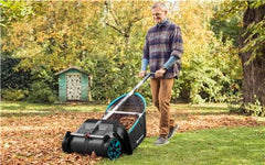 GARDENA Leaf and Grass Collector - Eco-Friendly, Quiet & Efficient Garden Cleanup