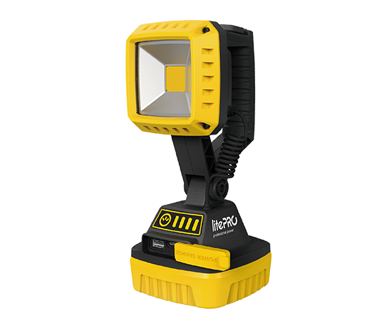 LITEPRO 10 WATT RECHARGEABLE & DRY CELL MULTIFUNCTION WORK LIGHT