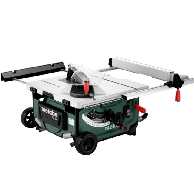 Metabo TS254 Table Saw 254mm 2000W (600668000) With Stand and Trolley function
