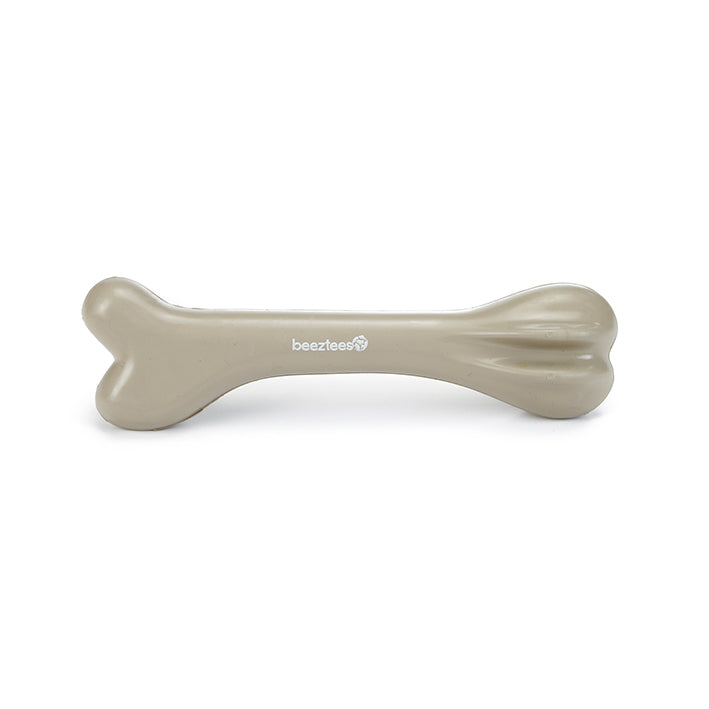 Rubber Bone Large- Beige