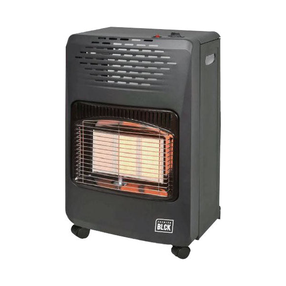Gas Heater Black Roll-about