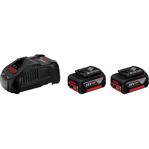 Bosch Battery Pack and Charger Starter Set (18V)(6.0Ah)(Black and Red)