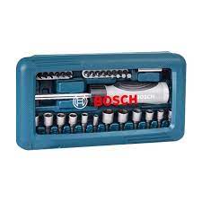 BOSCH 46pcs Ratchet Screwdriver Set Hand Tool Kit & Nutsetter Set