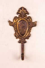 Victorian single hook: Rust